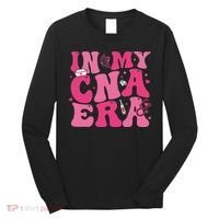 Groovy In My Cna Era Nurse Certified Nursing Assistant Long Sleeve Shirt thumb 0