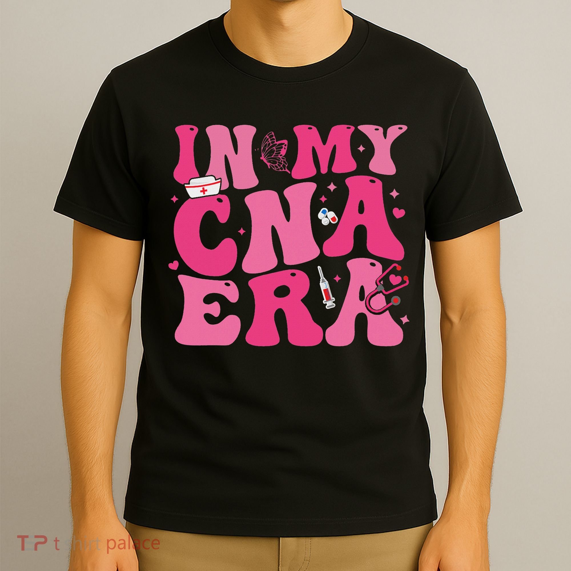 Groovy In My Cna Era Nurse Certified Nursing Assistant T-Shirt