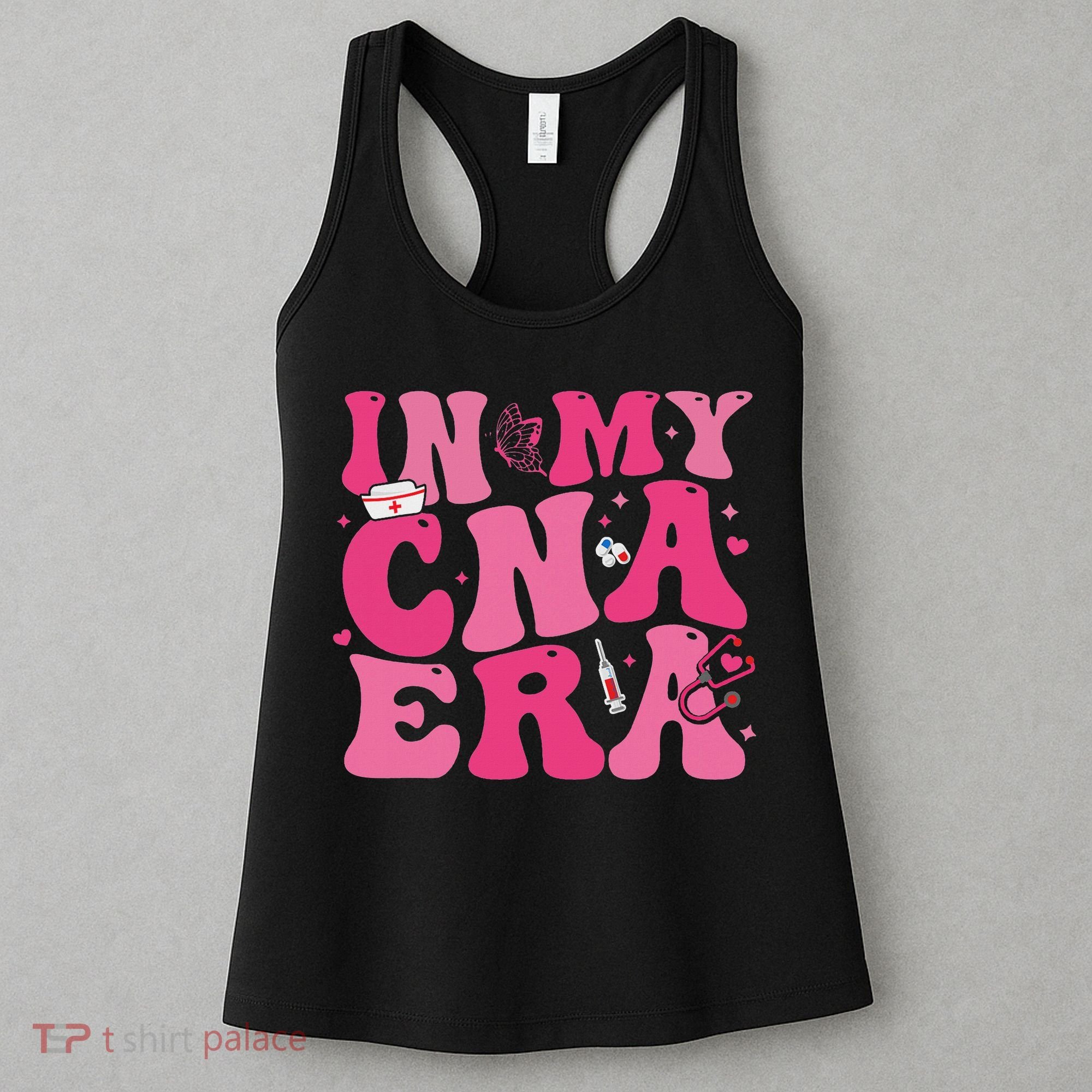 Groovy In My Cna Era Nurse Certified Nursing Assistant Women's Tank Top