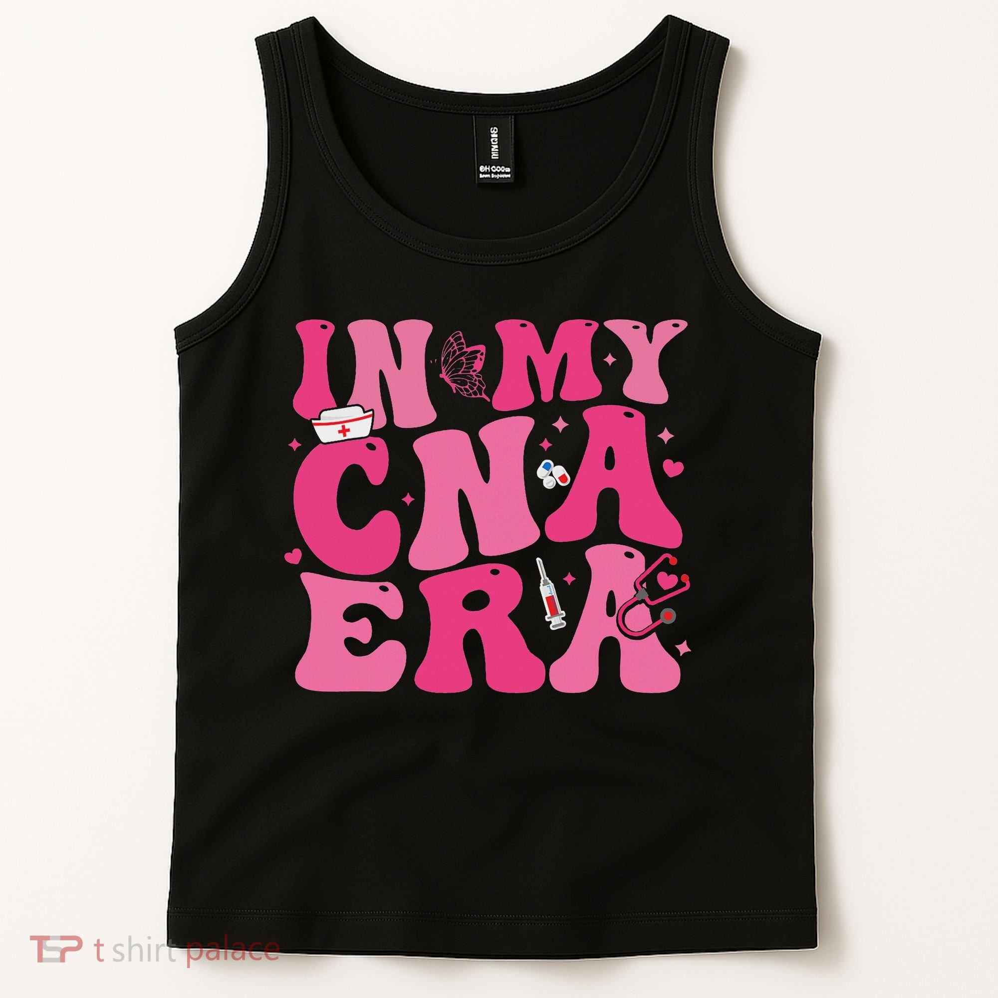 Groovy In My Cna Era Nurse Certified Nursing Assistant Tank Top