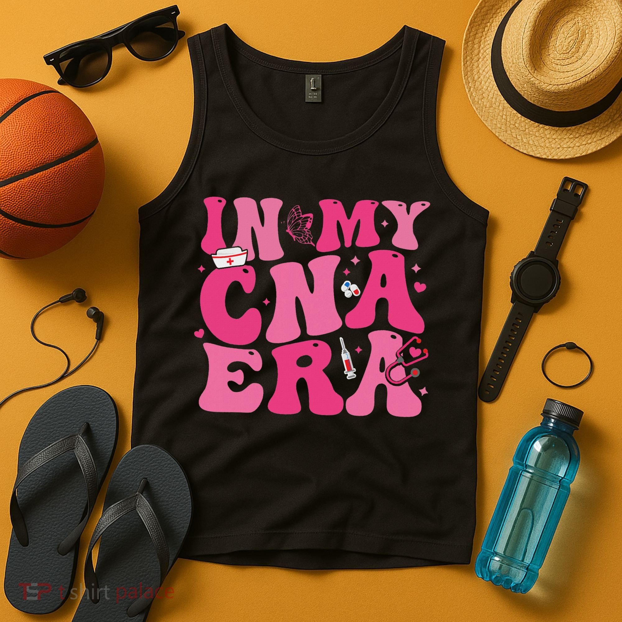 Groovy In My Cna Era Nurse Certified Nursing Assistant Tank Top