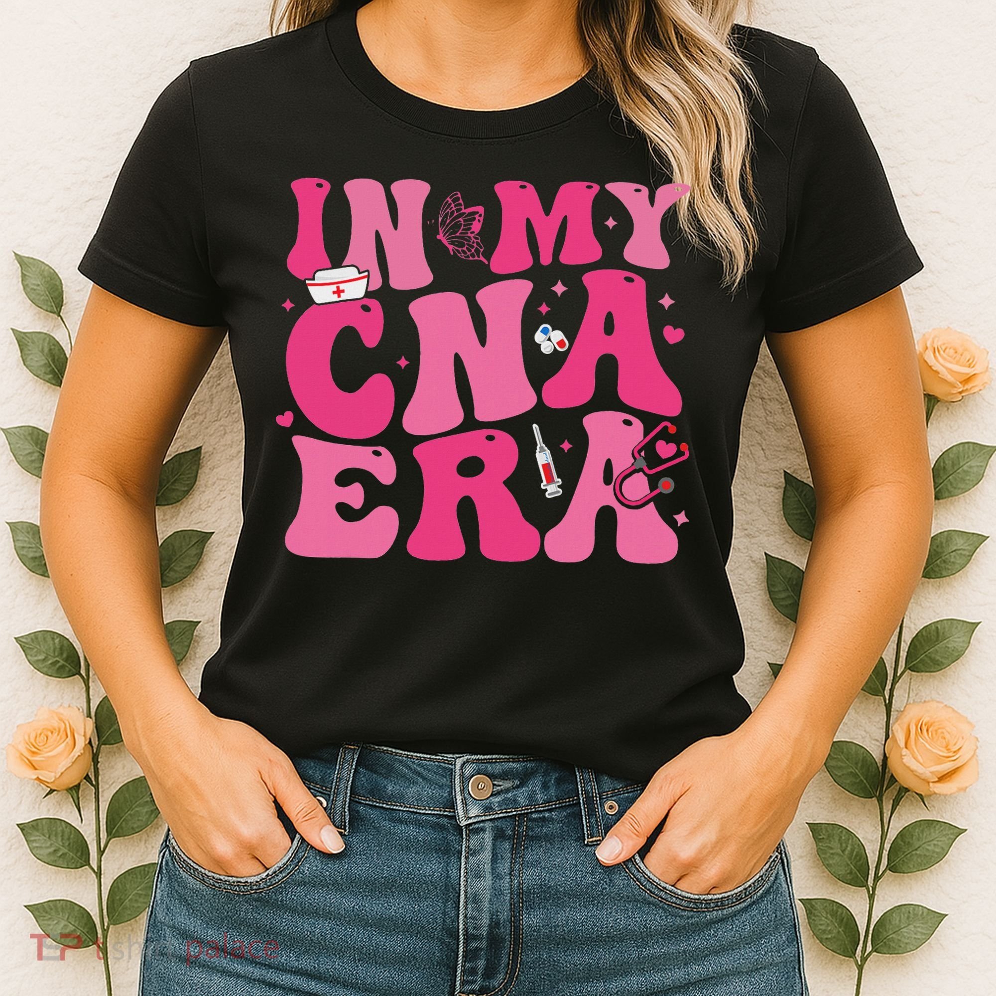 Groovy In My Cna Era Nurse Certified Nursing Assistant Women's T-Shirt
