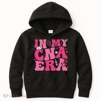 Groovy In My Cna Era Nurse Certified Nursing Assistant Kids Hoodie thumb 0
