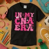 Groovy In My Cna Era Nurse Certified Nursing Assistant Kids T-Shirt thumb 3