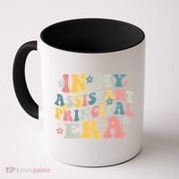 Groovy In My Assistant Principal Era Job Title School Worker Coffee Mug thumb 0