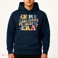 Groovy In My Assistant Principal Era Job Title School Worker Hoodie thumb 2
