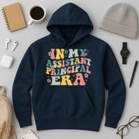 Groovy In My Assistant Principal Era Job Title School Worker Hoodie thumb 3