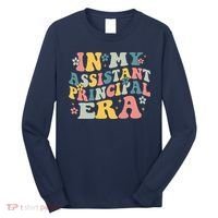 Groovy In My Assistant Principal Era Job Title School Worker Long Sleeve Shirt thumb 0
