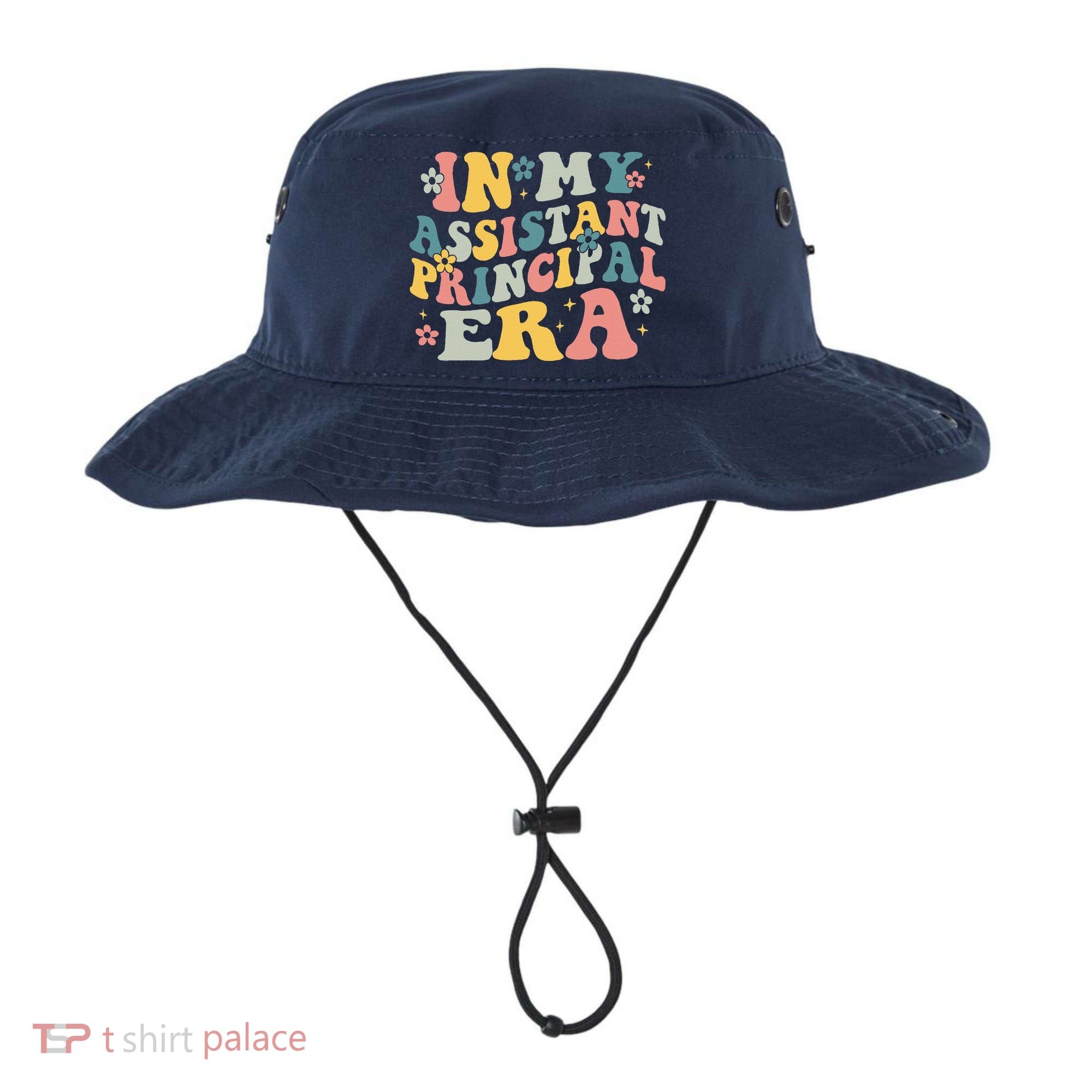 Groovy In My Assistant Principal Era Job Title School Worker Bucket Hat