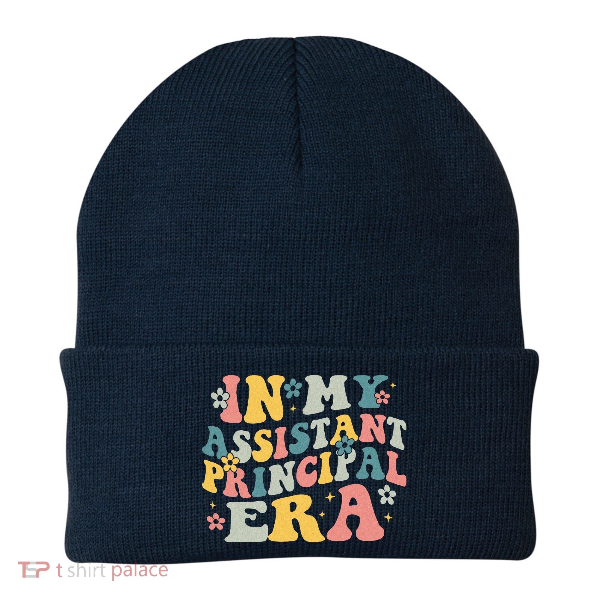 Groovy In My Assistant Principal Era Job Title School Worker Beanie