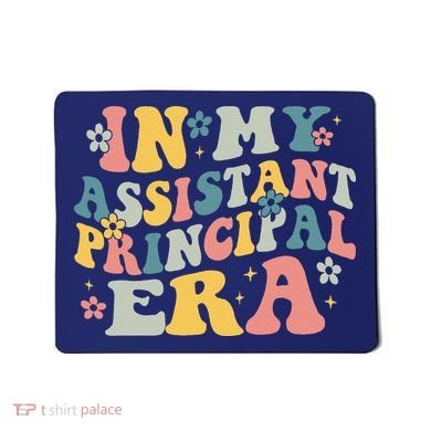Groovy In My Assistant Principal Era Job Title School Worker Mousepad