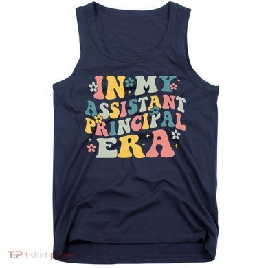 Groovy In My Assistant Principal Era Job Title School Worker Tank Top