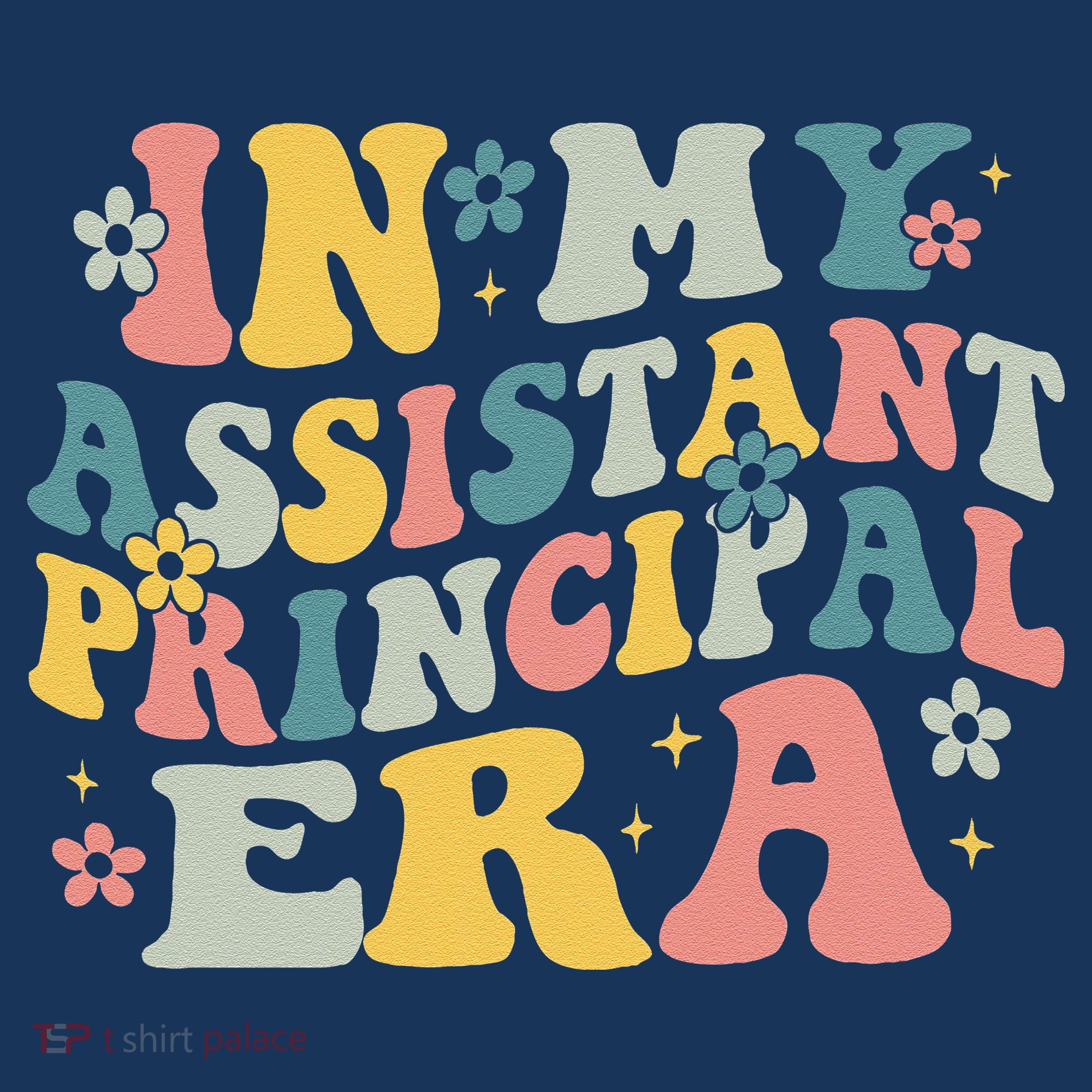 Groovy In My Assistant Principal Era Job Title School Worker Tank Top
