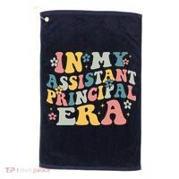 Groovy In My Assistant Principal Era Job Title School Worker Golf Towel thumb 0