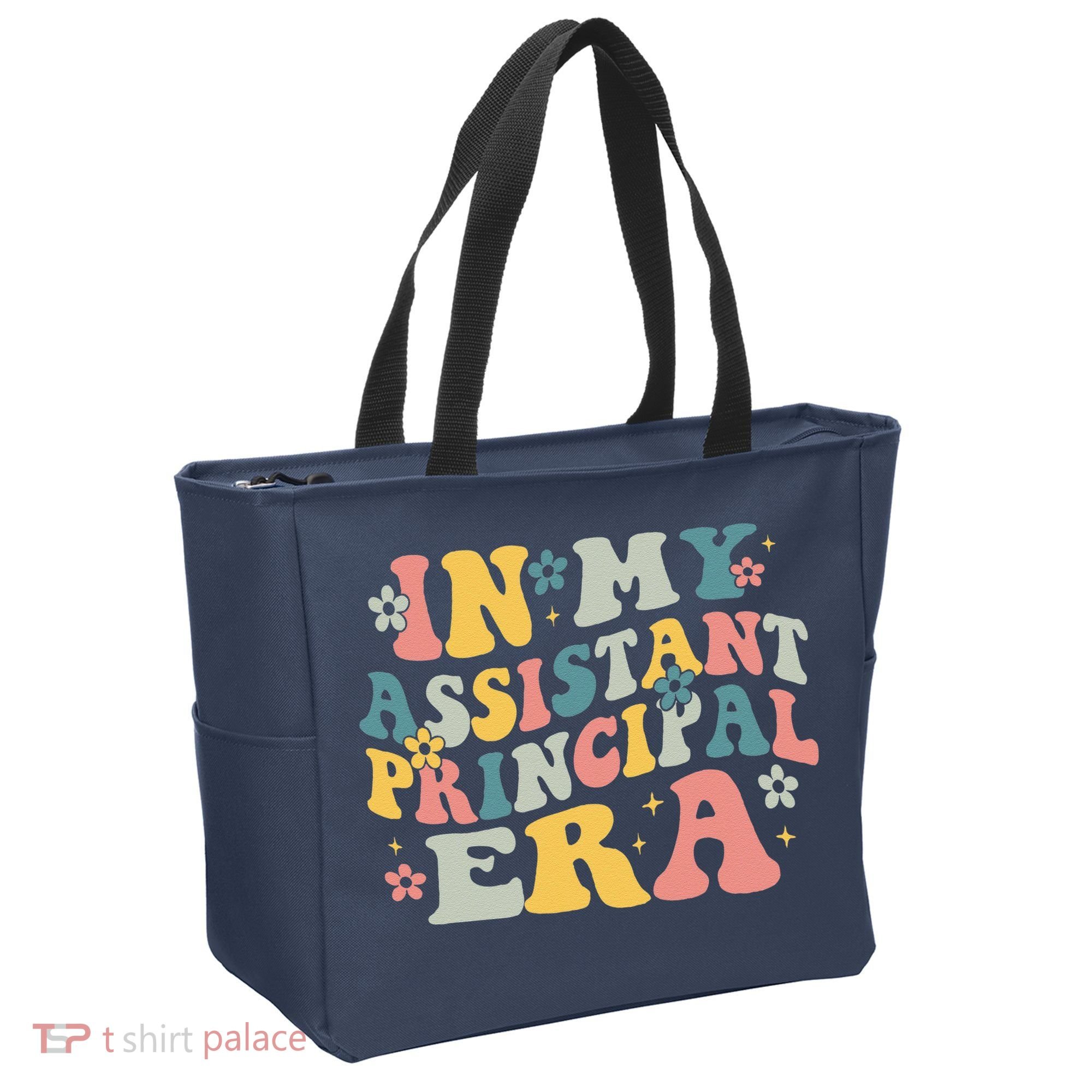 Groovy In My Assistant Principal Era Job Title School Worker Tote Bag