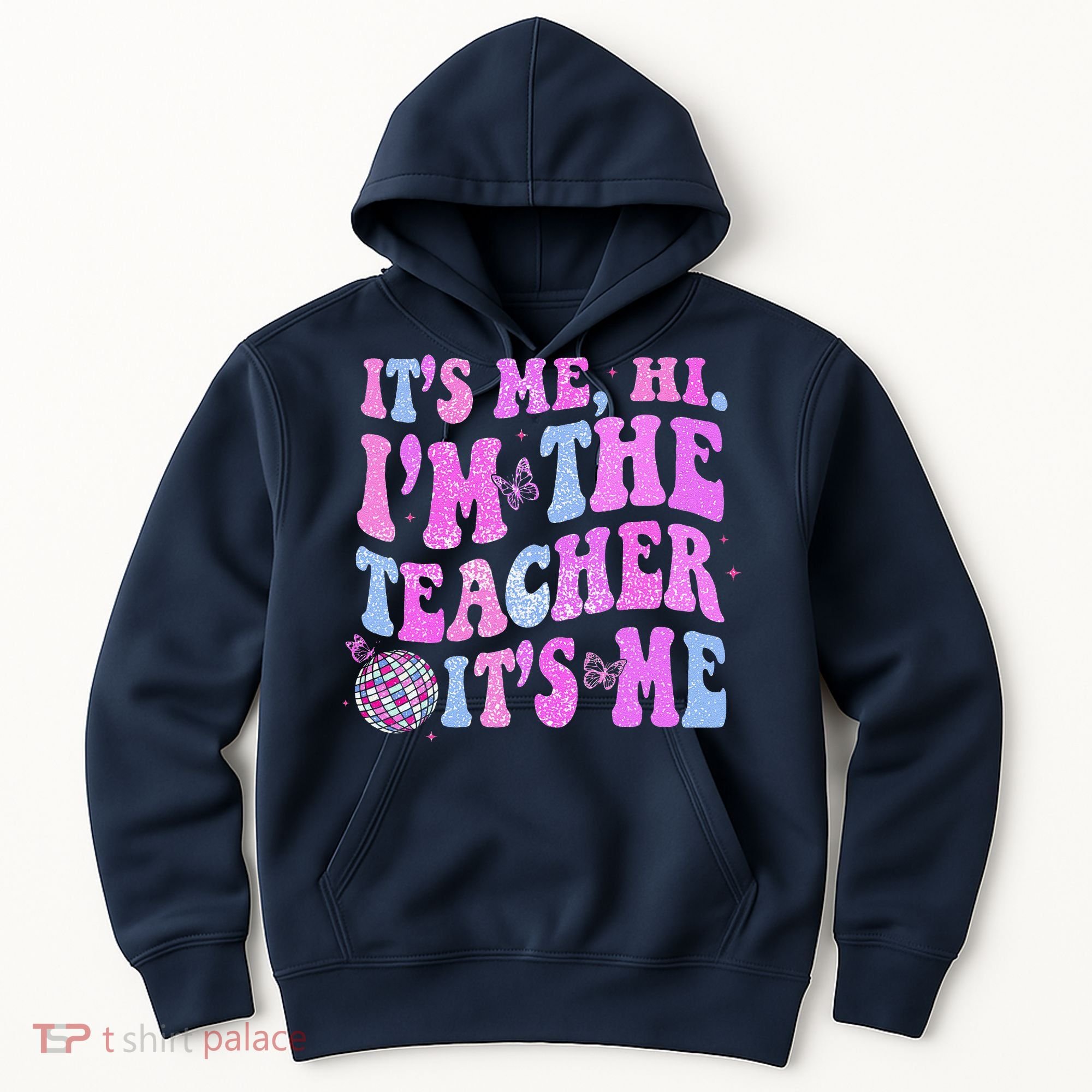 Groovy Its Me Hi Im The Teacher Its Me Teacher Life Hoodie