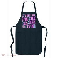 Groovy Its Me Hi Im The Teacher Its Me Teacher Life Apron thumb 0