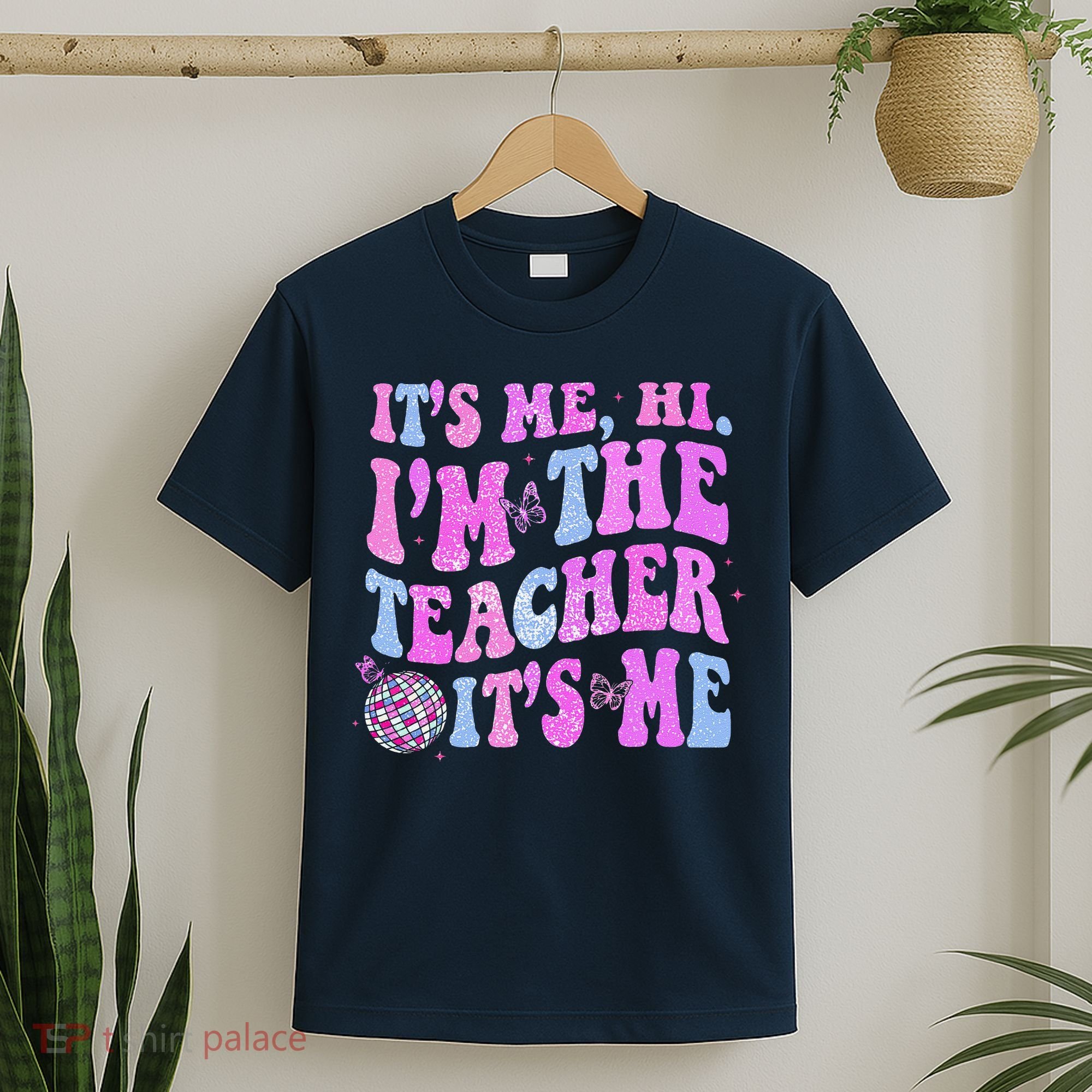 Groovy Its Me Hi Im The Teacher Its Me Teacher Life T-Shirt
