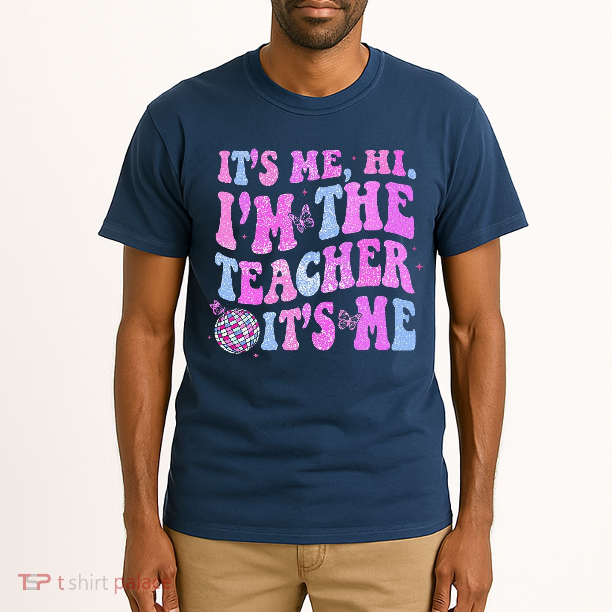 Groovy Its Me Hi Im The Teacher Its Me Teacher Life Tall T-Shirt