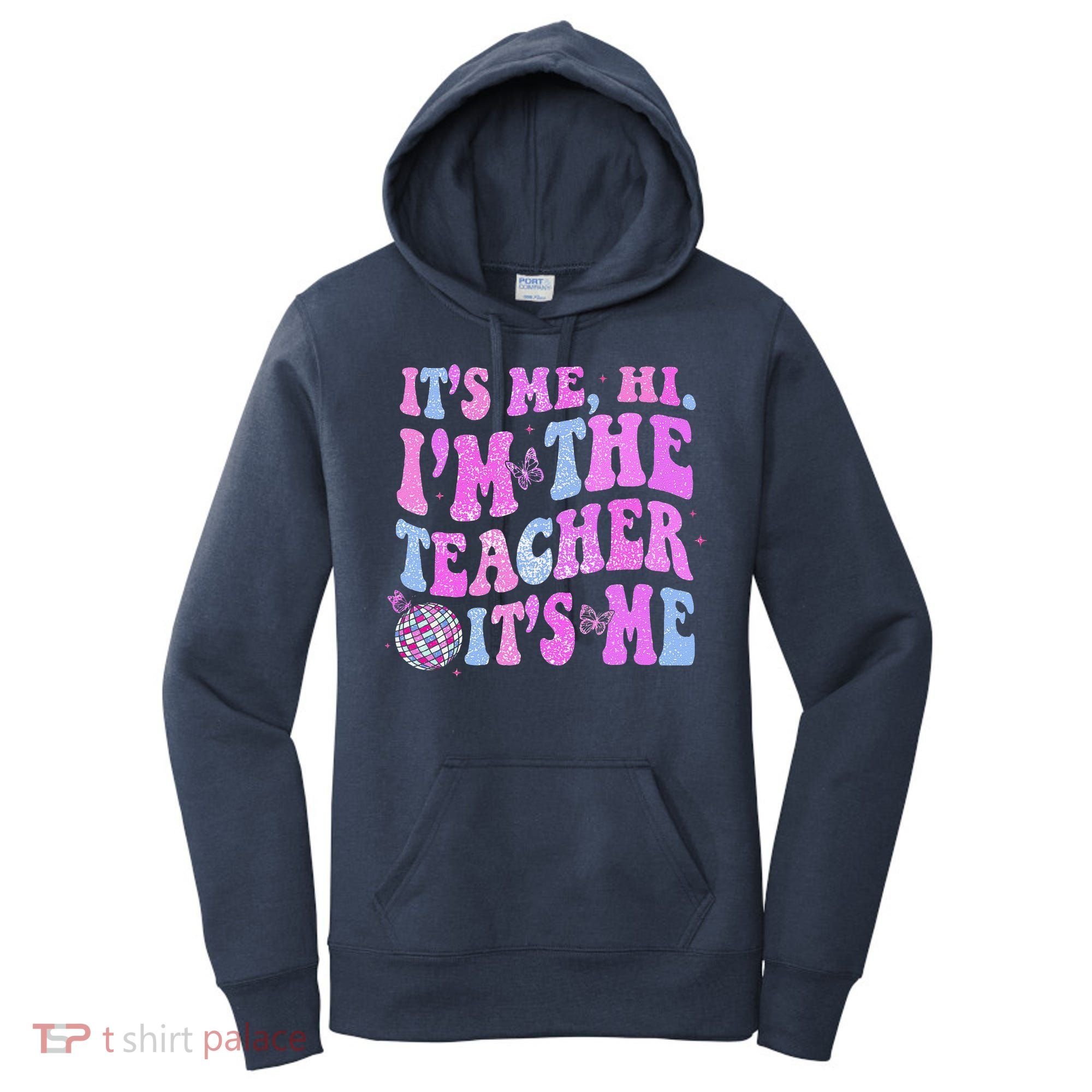 Groovy Its Me Hi Im The Teacher Its Me Teacher Life Women's Hoodie