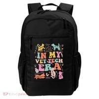 Groovy In My Vet Tech Era Monogrammed Veterinarian Grad Backpack thumb 0