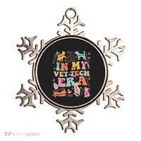 Groovy In My Vet Tech Era Monogrammed Veterinarian Grad Ornament thumb 0