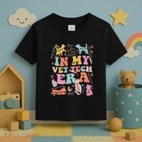 Groovy In My Vet Tech Era Monogrammed Veterinarian Grad Toddler T-Shirt thumb 3