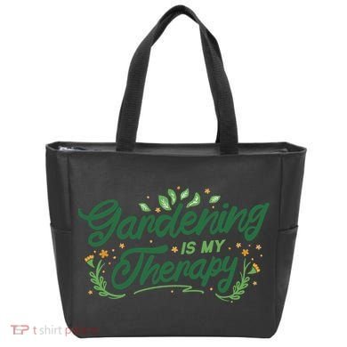Gardening Is My Therapy Tote Bag