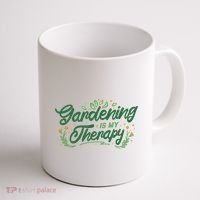Gardening Is My Therapy Coffee Mug thumb 1