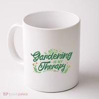 Gardening Is My Therapy Coffee Mug thumb 0