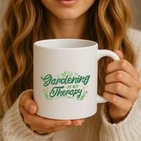 Gardening Is My Therapy Coffee Mug thumb 3