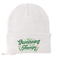 Gardening Is My Therapy Beanie thumb 0