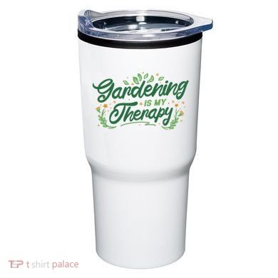 Gardening Is My Therapy Tumbler