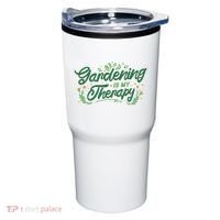 Gardening Is My Therapy Tumbler thumb 0