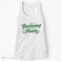 Gardening Is My Therapy Women's Tank Top thumb 0
