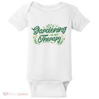 Gardening Is My Therapy Baby Bodysuit thumb 0