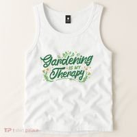Gardening Is My Therapy Tank Top thumb 2