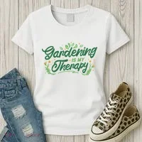 Gardening Is My Therapy Women's T-Shirt thumb 3