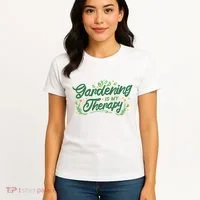 Gardening Is My Therapy Women's T-Shirt thumb 4