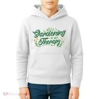 Gardening Is My Therapy Kids Hoodie thumb 4