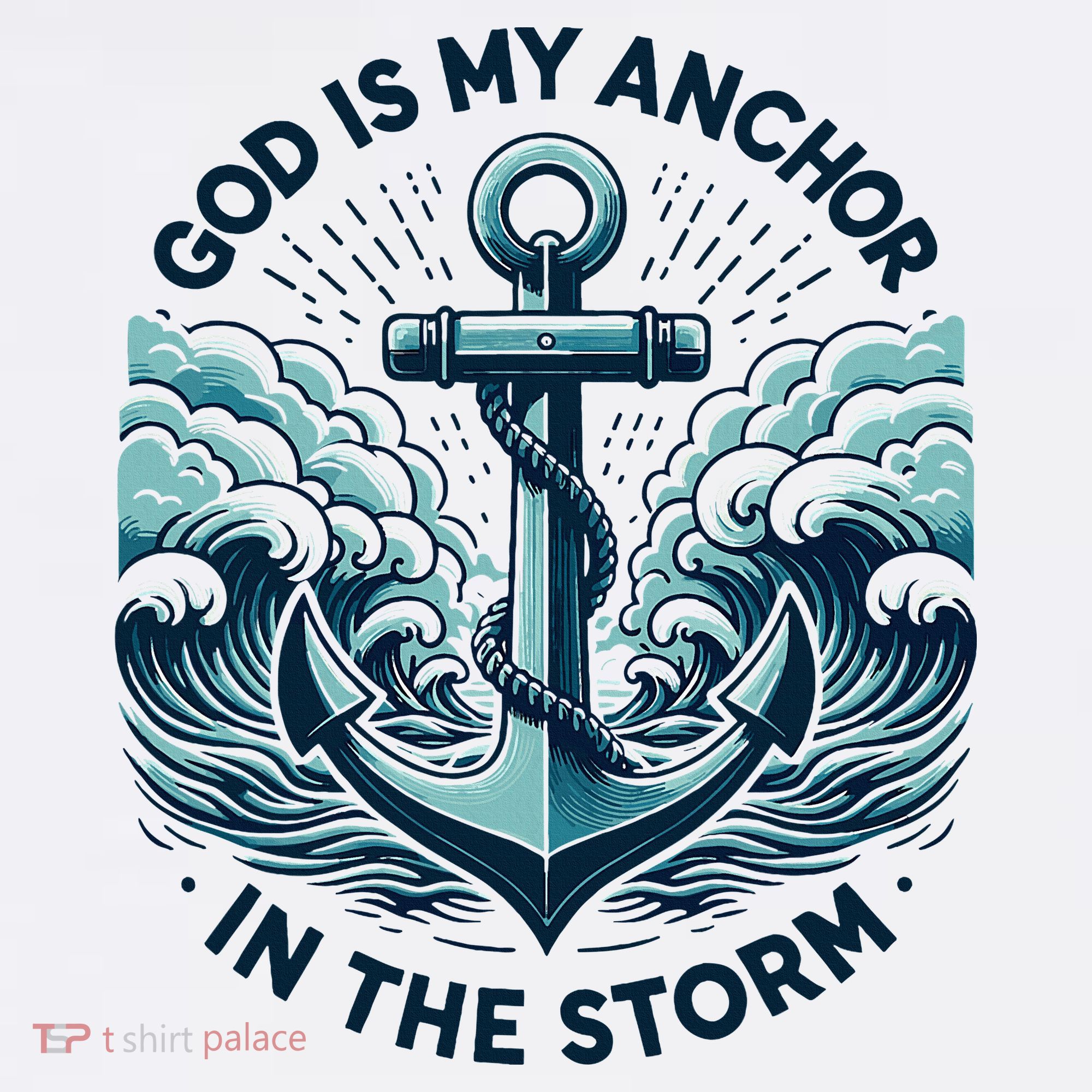 God Is My Anchor In The Storm Christian Jesus Christ Bible Visor