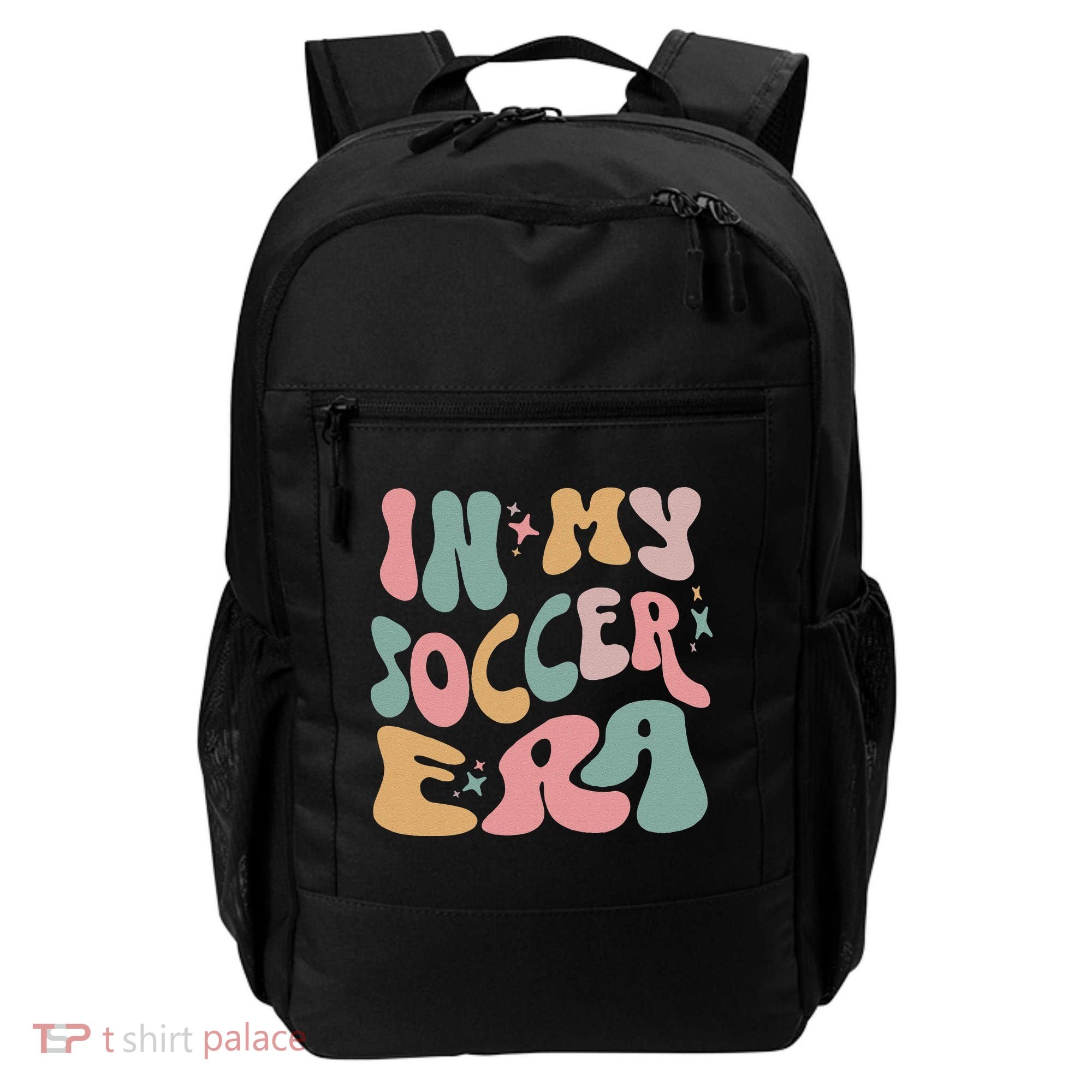 Groovy In My Soccer Era Cute Backpack
