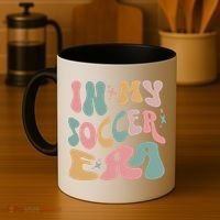 Groovy In My Soccer Era Cute Coffee Mug thumb 4