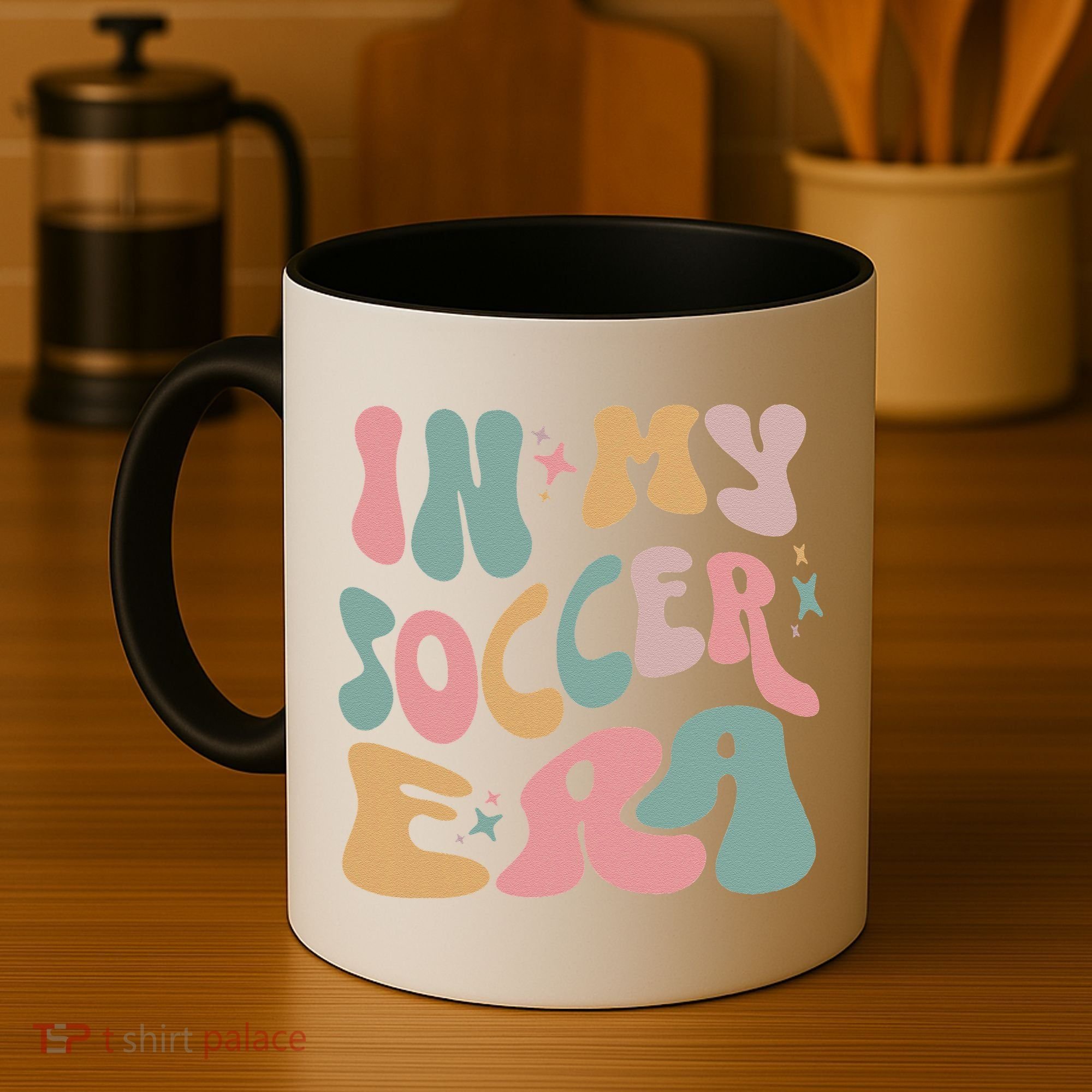 Groovy In My Soccer Era Cute Coffee Mug
