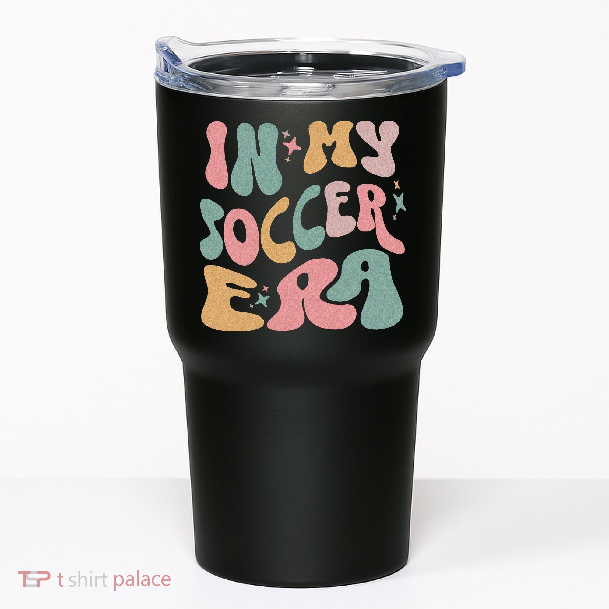 Groovy In My Soccer Era Cute Tumbler