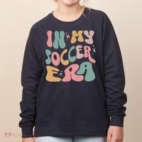 Groovy In My Soccer Era Cute Women's Sweatshirt thumb 0