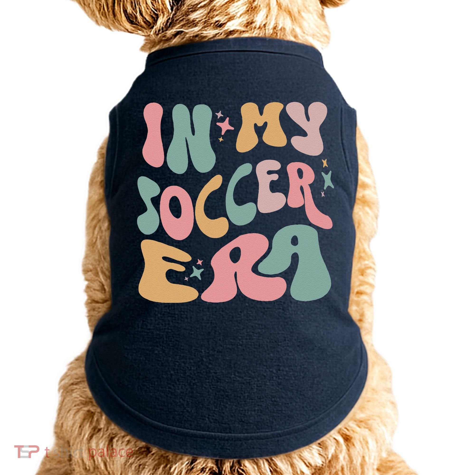 Groovy In My Soccer Era Cute Doggie Tank