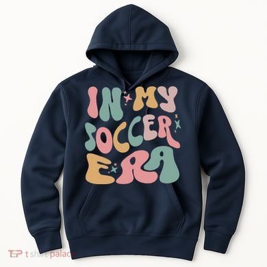 Groovy In My Soccer Era Cute Hoodie