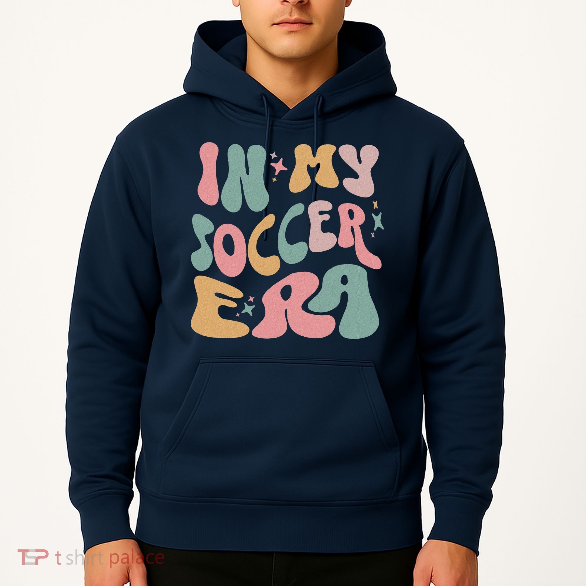 Groovy In My Soccer Era Cute Hoodie