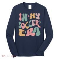 Groovy In My Soccer Era Cute Long Sleeve Shirt thumb 0